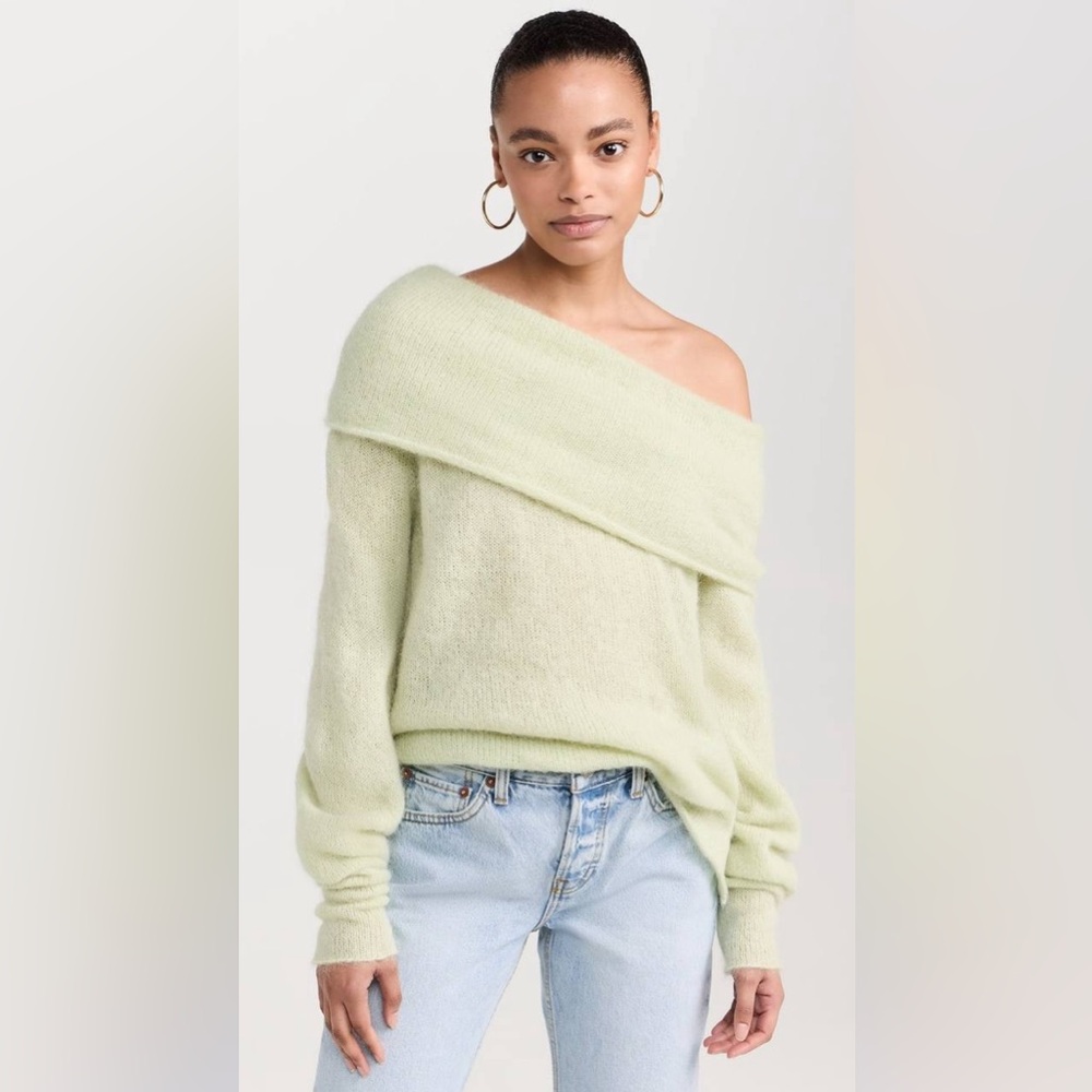GAUGE81 Orneta Sweater in Shadow Lime Size S NWT